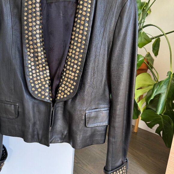 Black leather jacket - Picture 9 of 9